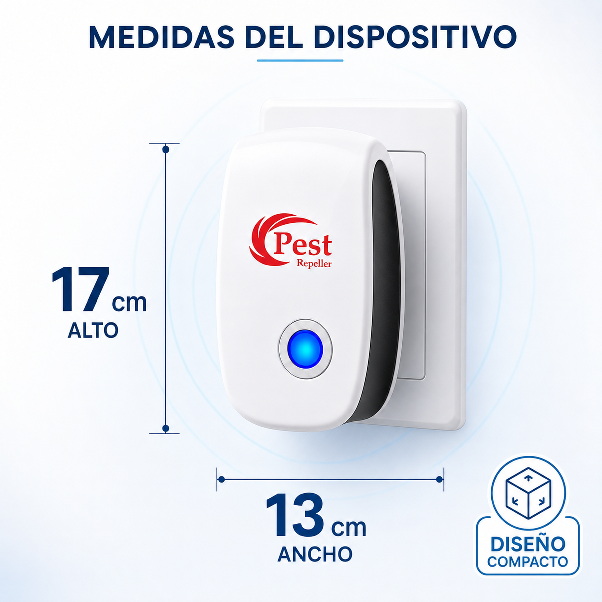 Repelente Ultrasónico — ¡Protege tu hogar hoy antes de que las plagas se multipliquen!