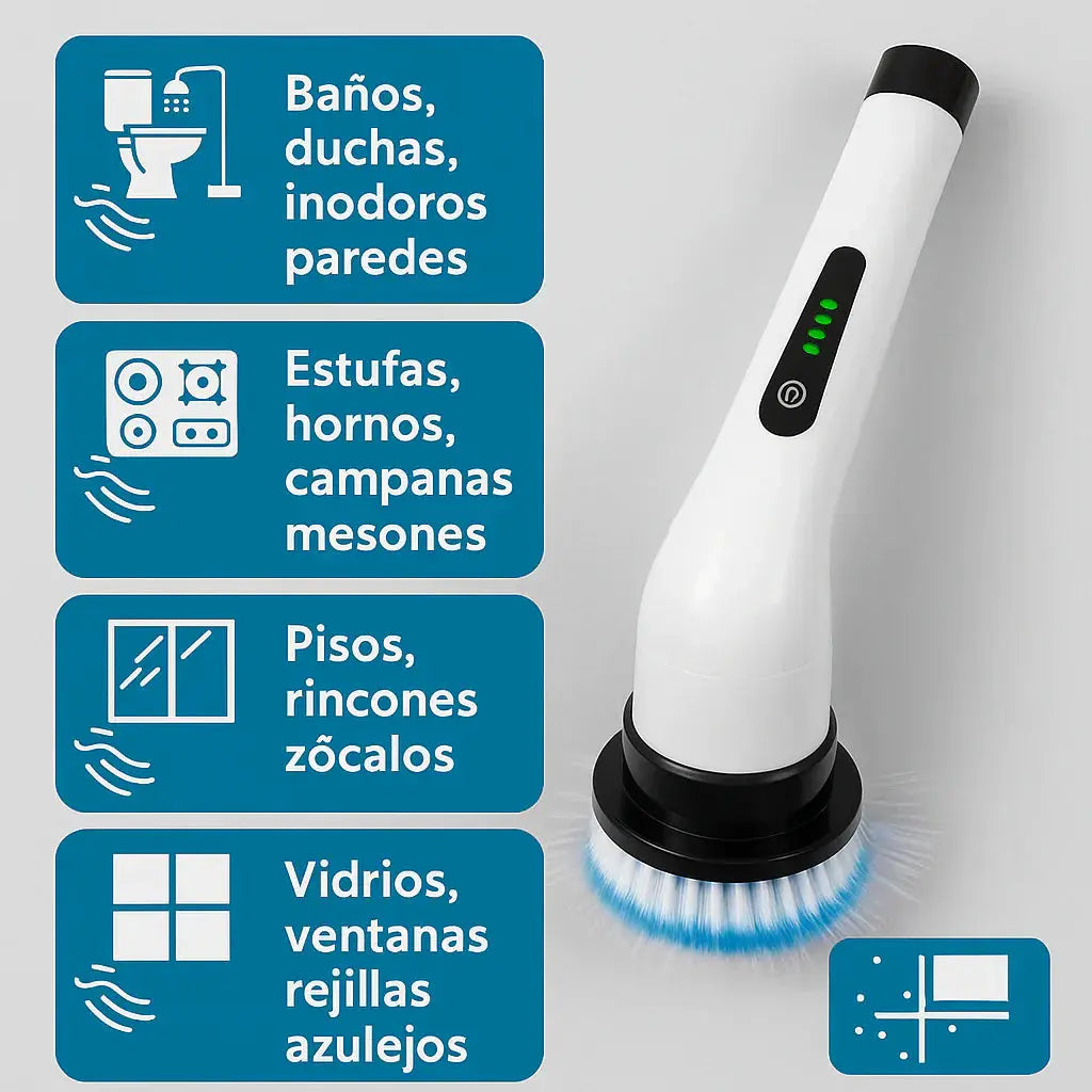 ¡DEJA DE TALLAR Y TERMINAR AGOTADA! Limpia más rápido con el Cepillo Eléctrico 9 en 1 — ⚠️ Oferta por tiempo limitado
