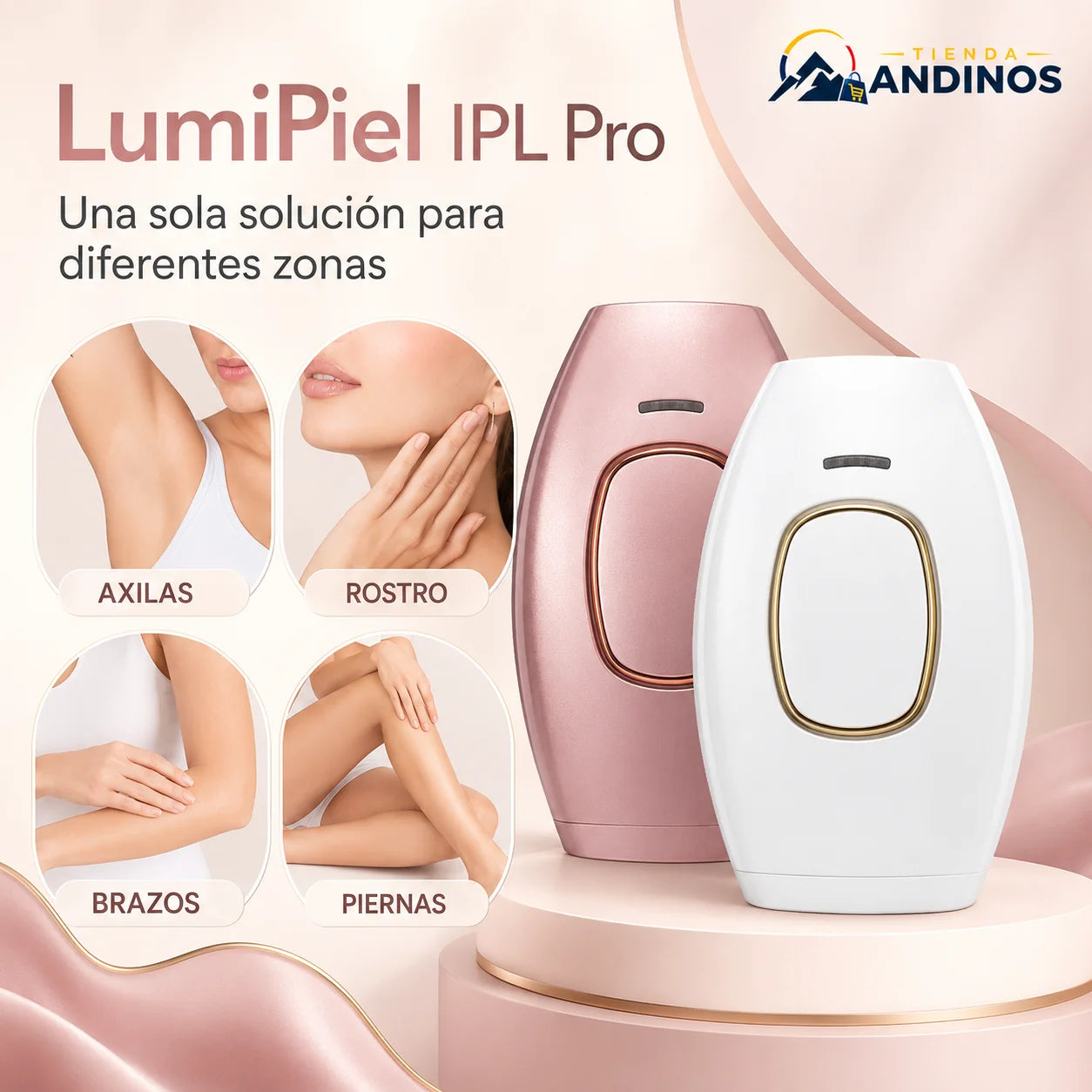 Depiladora Láser en casa LumiPiel IPL Pro™: resultados en 12 semanas