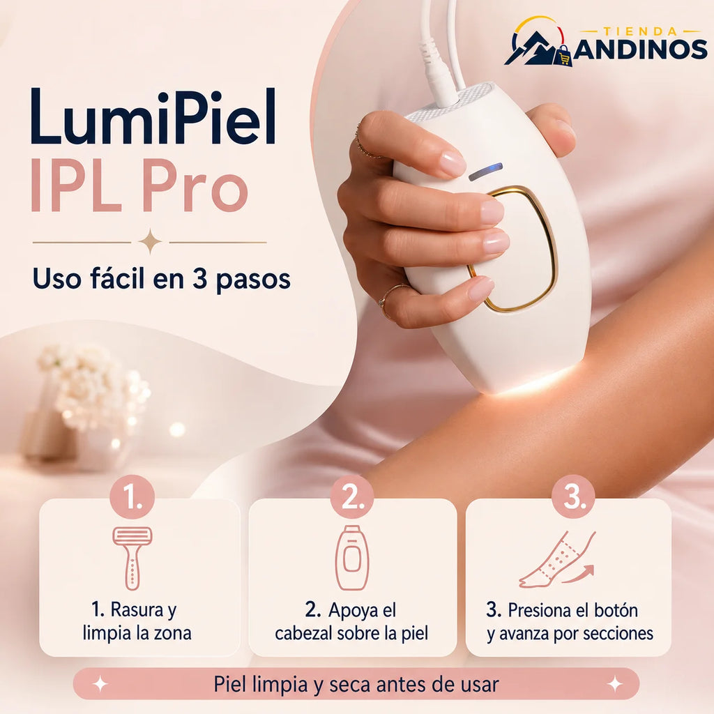 Depiladora Láser en casa LumiPiel IPL Pro™: resultados en 12 semanas